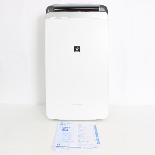ボーナスストア+5％【美品】シャープ CV-N180-W ホワイト系 衣類乾燥除湿機 SHARP 本...