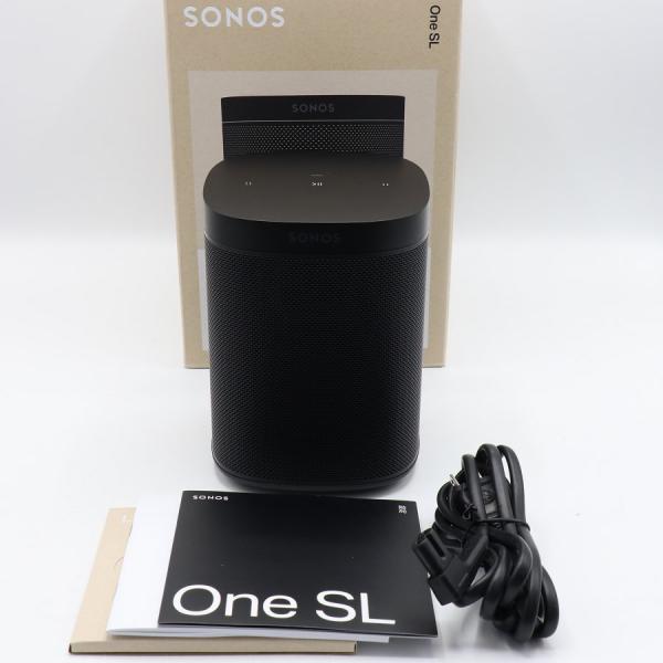 ボーナスストア+5％【美品】Sonos One SL ONESLJP1BLK ブラック ワイヤレスス...