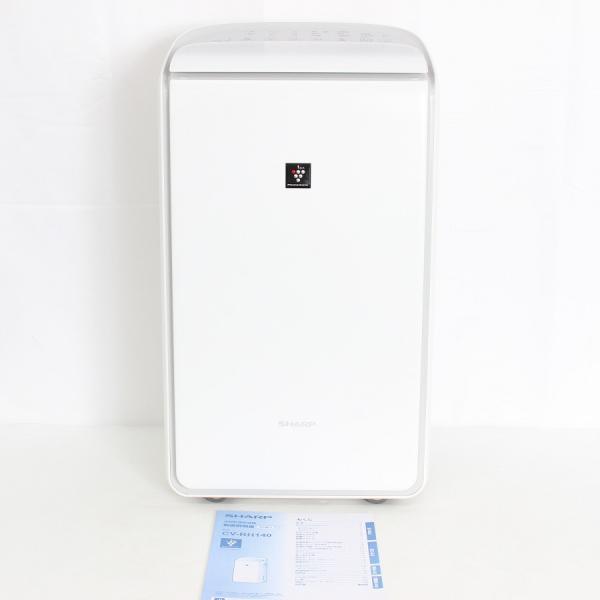 ボーナスストア+5％【美品】シャープ CV-RH140-W ホワイト系 衣類乾燥除湿機 ハイブリッド...