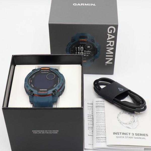 ボーナスストア+5％【美品】GARMIN Instinct 3 Dual Power 45mm 01...