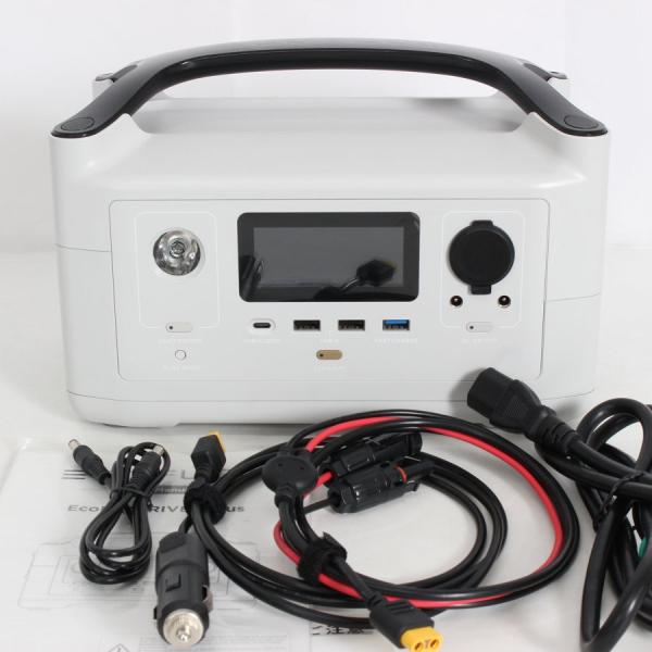 ボーナスストア+5％【美品】EcoFlow RIVER Plus ホワイト RIVER-Plus-J...