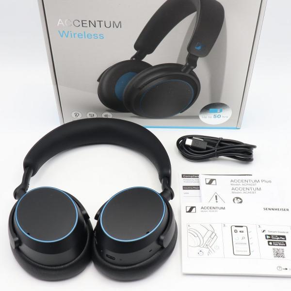 ボーナスストアPlus【美品】SENNHEISER ACCENTUM Wireless ブルー Am...