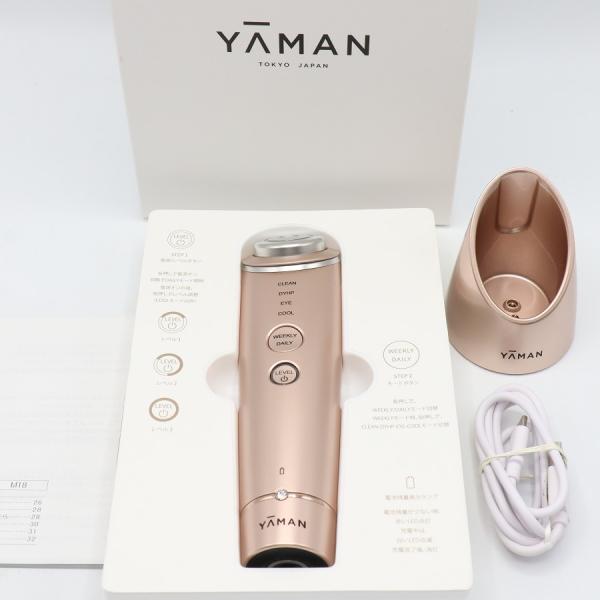 ボーナスストア+5％【美品】ヤーマン フォトプラス シャイニー M18 RF美顔器 シャンパンピンク...