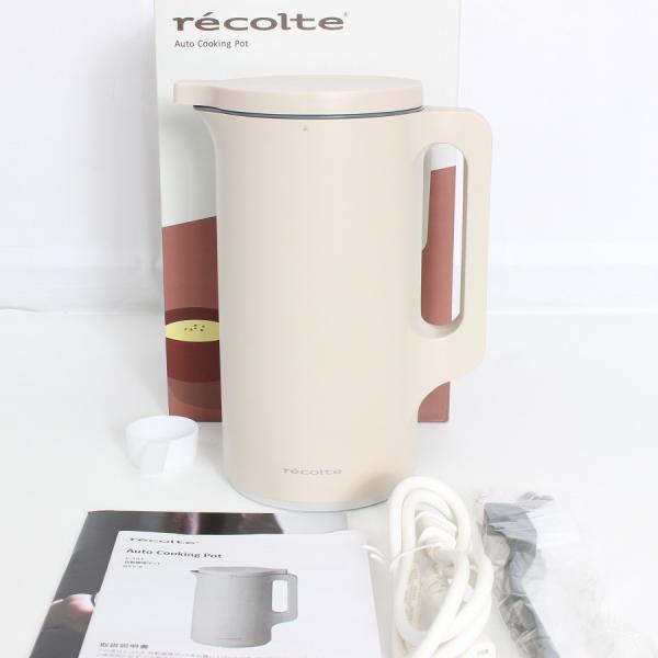 ボーナスストアPlus【美品】レコルト Auto Cooking Pot RSY-2 クリームホワイ...