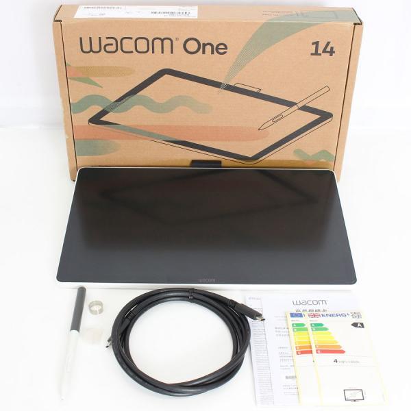 ボーナスストア+5％【美品】Wacom One 14 DTC141W0 液晶ペンタブレット 液タブ ...