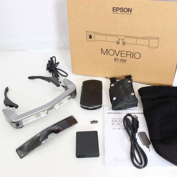 ボーナスストア+5％【美品】エプソン MOVERIO BT-350 スマートグラス モベリオ EPS...