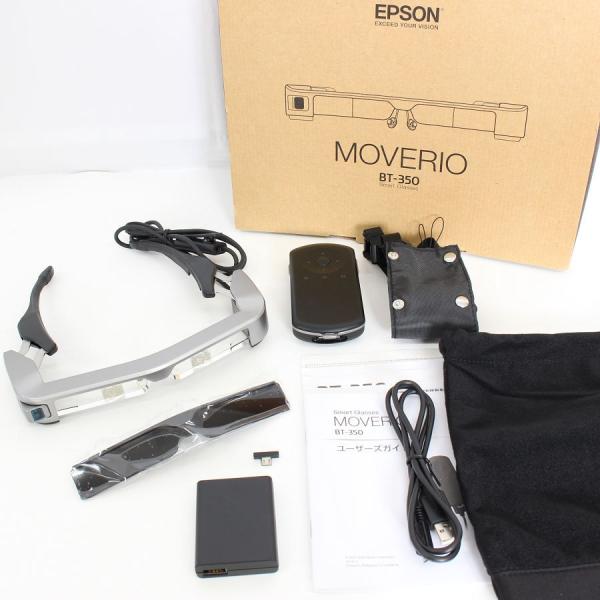 ボーナスストア+5％【美品】エプソン MOVERIO BT-350 スマートグラス モベリオ EPS...