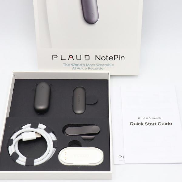 ボーナスストア+5％【美品】PLAUD NotePin NP-64G-GR-1 グレー 64GB A...