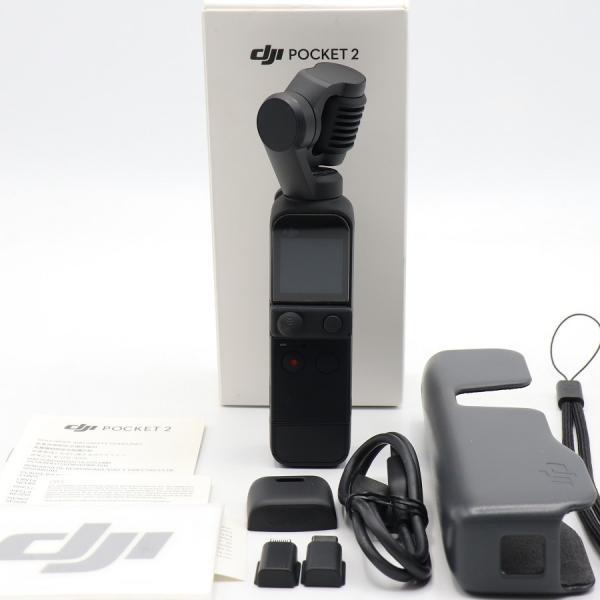 ボーナスストアPlus【美品】DJI Pocket 2 OP2CP1 ハンドヘルド アクションカメラ...