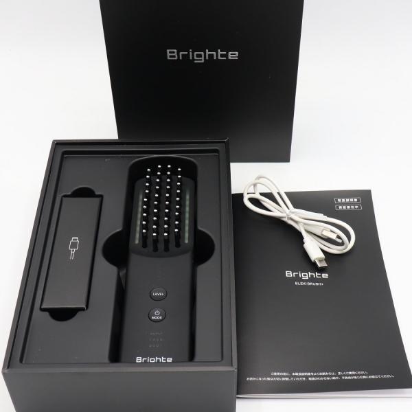 ボーナスストアPlus【美品】Brighte ELEKI BRUSH+ BRT-FSB180 ブラッ...