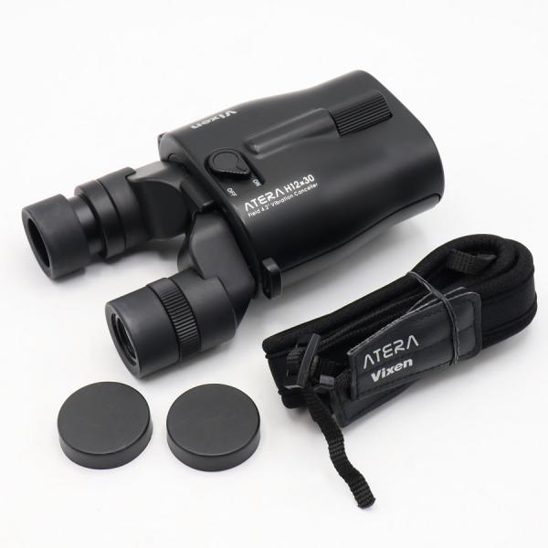 【ボーナスストアPlus】Vixen ATERA H12×30 マットブラック 防振双眼鏡 ビクセン...