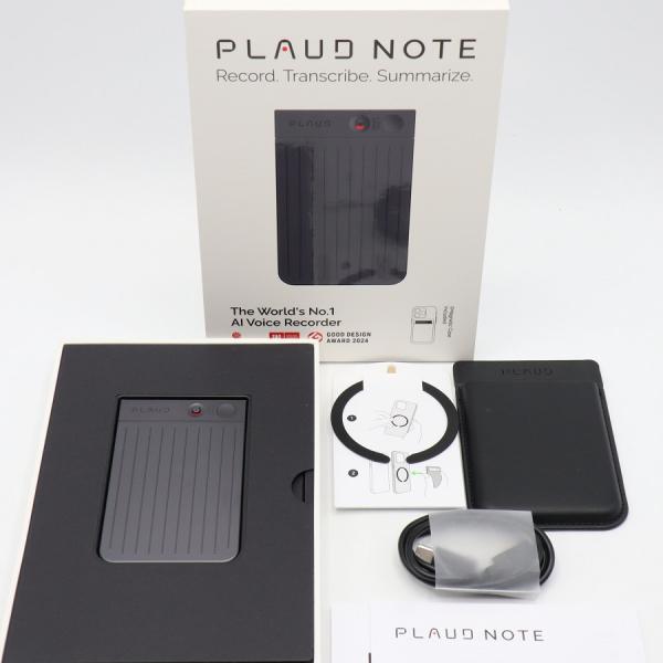 ボーナスストアPlus【美品】PLAUD NOTE PLD-64G-BL ブラック 64GB AIボ...