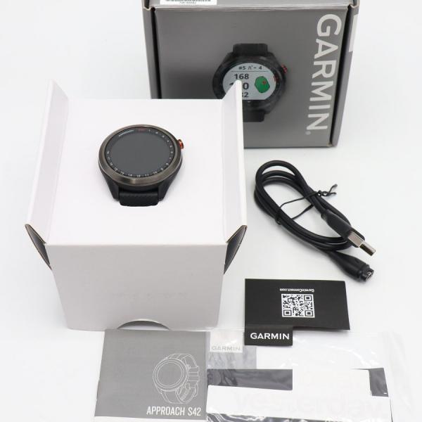 ボーナスストアPlus【美品】GARMIN Approach S42 Black/Carbon Gr...