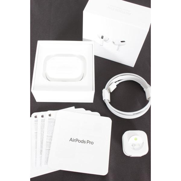 【美品】Apple AirPods Pro MWP22J/A ワイヤレスノイズキャンセリングイヤホン