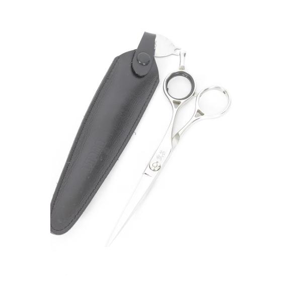 【美品】武芸社 RRV55 カーブシザー 5.5インチ ハマグリ刃 メガネハンドル