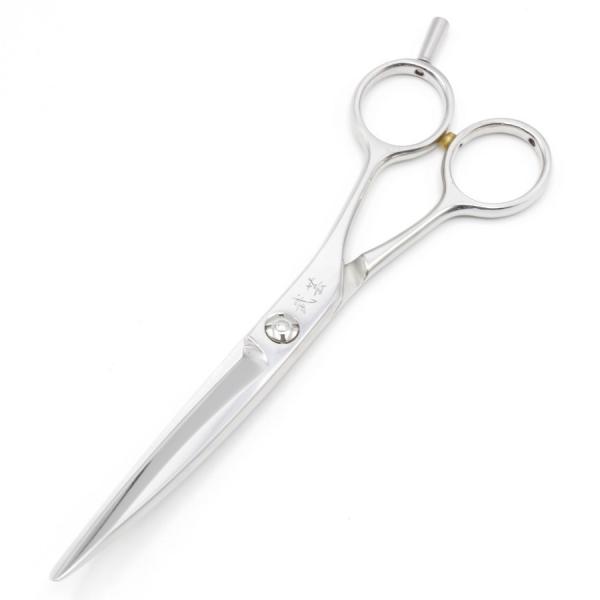 【美品】武芸社 RBV60 カーブシザー 6インチ プロペラアール刃 メガネハンドル カットシザー ...