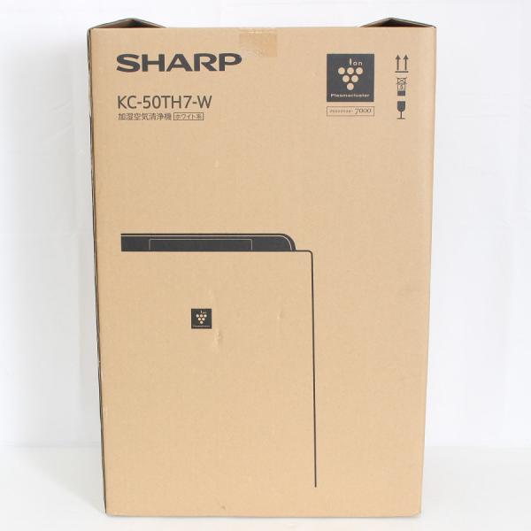 ボーナスストア+5％【新品】シャープ プラズマクラスター KC-50TH7-W ホワイト 加湿空気清...