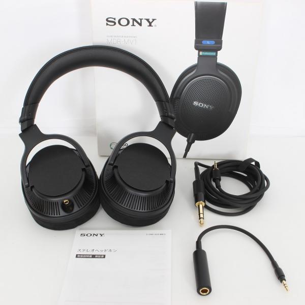 ボーナスストア+5％【新品】SONY MDR-MV1 ブラック モニターヘッドホン ソニー 本体