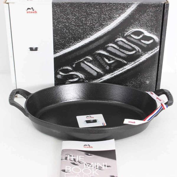 ボーナスストア+5％【新品】ストウブ オーバルスタッカブルディッシュ 28cm マットブラック ホー...