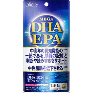 MEGA DHA EPA 140粒　送料無料　機能性表示食品　認知機能  情報の記憶  判断  読み...