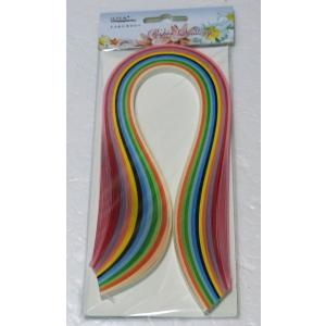 JUYA  クイリングペーパー ミックスカラー　５ｍｍ　１２色