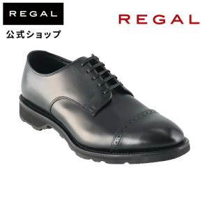 公式 REGAL 11EL パンチドキャップ ブラック ビジネスシューズ メンズ リーガル 靴 革靴 メンズシューズ 牛革 革 レザー カジュアルシューズ レザーシューズ｜regal-footcommunity