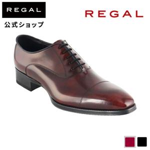 公式 REGAL 21EL ストレートチップ ワイン ビジネスシューズ メンズ リーガル 靴 革靴 ...