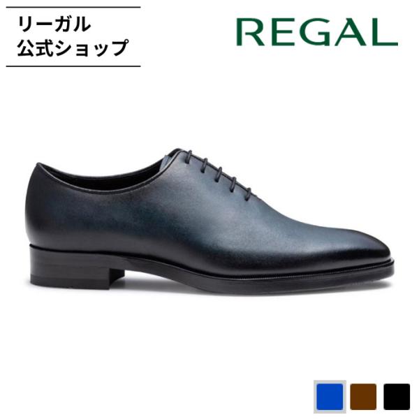 リーガル 公式 REGAL 24GL ホールカット ネイビー ビジネスシューズ メンズ