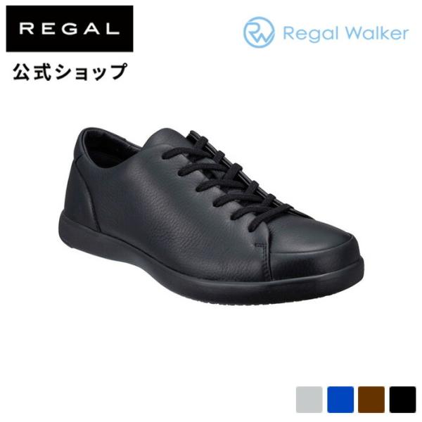 公式 Regal Walker 324W ディアスキン スニーカー ブラック メンズ リーガル ウォ...