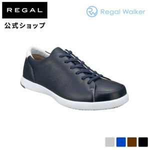 公式 Regal Walker 324W ディアスキン スニーカー ネイビー メンズ リーガル ウォーカー 革靴 本革 レザースニーカー レザー ウォーキングシューズ 軽い｜regal-footcommunity