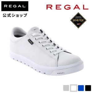 リーガル 公式 REGAL 51DL コートスニーカー GORE-TEX SURROUND ホワイト スニーカー メンズ ゴアテックス 白 防水｜REGAL FOOT COMMUNITYヤフー店