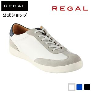 公式 REGAL 58EL レースアップレザースニーカー ホワイト リーガル メンズシューズ 牛革 カジュアルシューズ メンズスニーカー 軽量 紳士靴 男性用｜REGAL FOOT COMMUNITYヤフー店