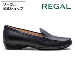 リーガル 公式 REGAL F09R フラットシューズ ブラック フラットシューズ レディース リーガル