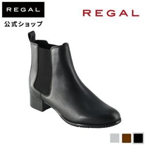 セール 公式 REGAL F48Q サイドゴアブーツ ブラック ブーツ リーガル レディースシューズ...