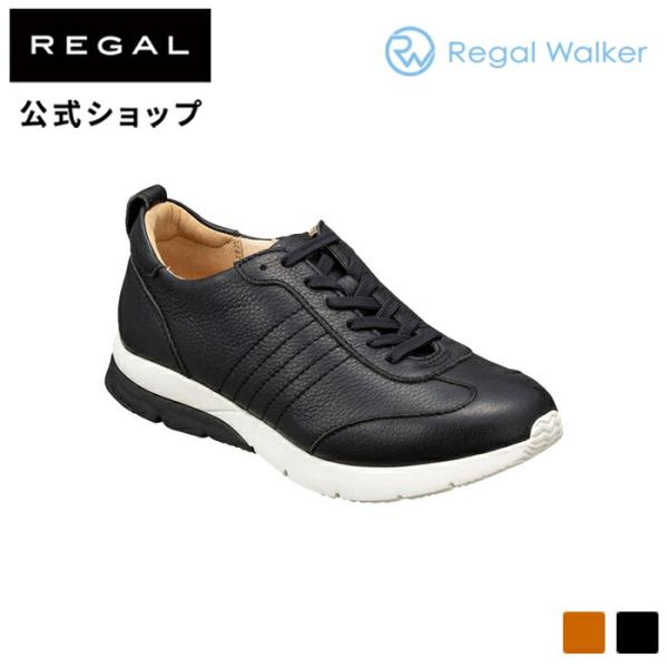 リーガル 公式 Regal Walker HC38 ソフトレースアップシューズ ブラック レディース...