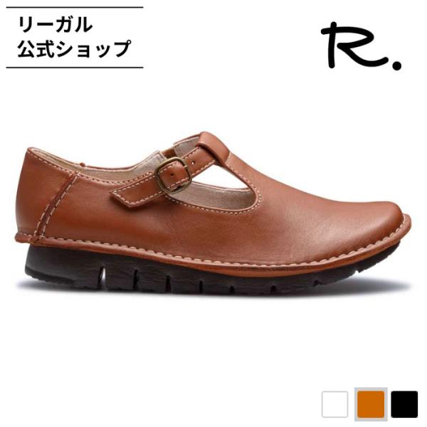 公式 R. S20C Ｔストラップ ブラウン カジュアルシューズ レディース アールドット REGA...