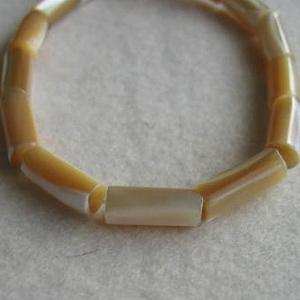 マザーオブパール・チューブ13mm・ナチュラルカ...の商品画像
