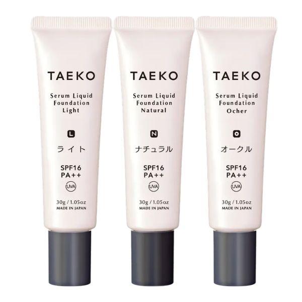 【クーポン】TAEKO 美容液ファンデーション 30g リッキッドファンデーション ライト ナチュラ...