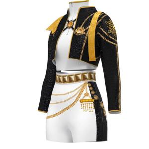 戦士 衣装 アイドル ヒップホップ キッズ レ...の詳細画像3