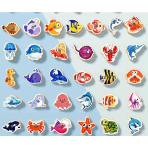 フィッシングパズル マグネット さかな釣り 木...の詳細画像3
