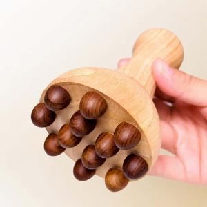 木製 ツボ押し ?筋棒 頭皮マッサージ 首 背...の詳細画像2