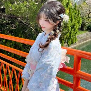 3点セット 可愛い レース浴衣 レース 大人 ...の詳細画像4