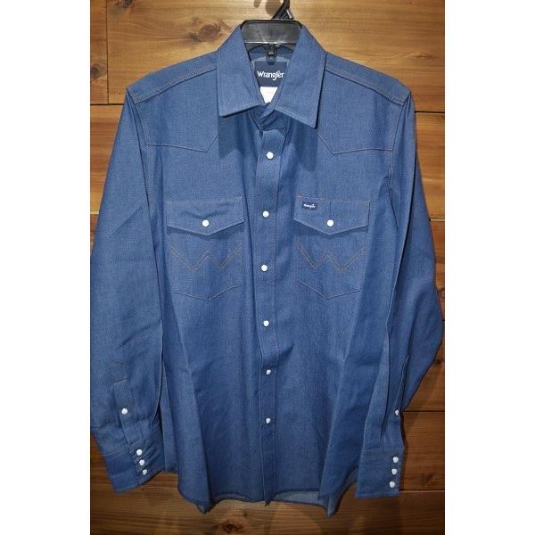 Wrangler ラングラー デニム ウェスタン シャツ DENIM WESTERN SHIRT