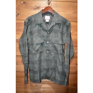 regatta ORIGINALS by Blue Water   レガッタオリジナル by ブルーウォーター  ウール/コットン チェック ビーチ シャツ  <GREEN>  Made in JAPAN｜regatta