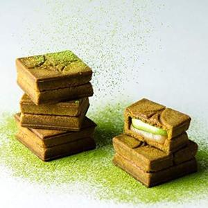 プレスバターサンド　京都限定　抹茶　5個入り　専用箱　ショップ袋セット　PRESS