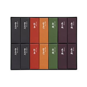 とらや羊羹　とらや竹皮羊羹５本入り　黒箱入り　季節の羊羹１本あり 小形羊羹 5本入 | とらやオンラインショップ