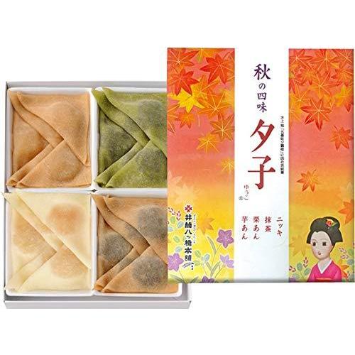 井筒八ッ橋本舗 生八ッ橋 夕子　秋の四味　「ニッキ」「抹茶」「栗あん」「芋あん」