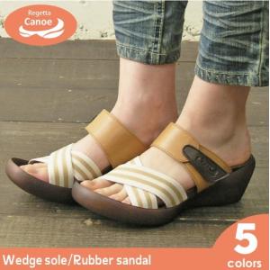 【完売】 カヌー サンダル レディース ウェッジソール ゴムサンダル