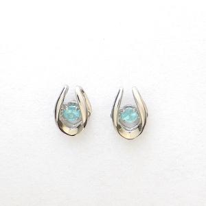 パライバ トルマリン ピアス プラチナ製 : Jewellery SHIBATA - 通販