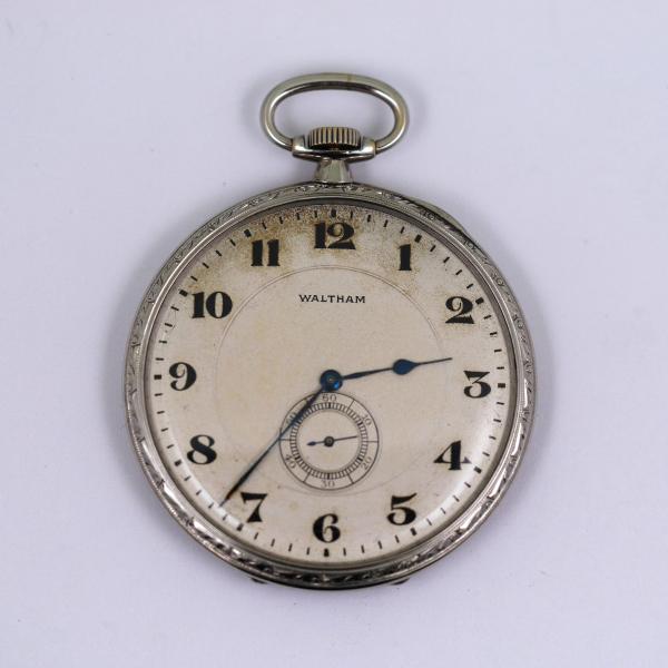 no11 不動品　【稀少 K14金無垢】ウォルサム（WALTHAM）1919年頃 ハイグレード機 彫...